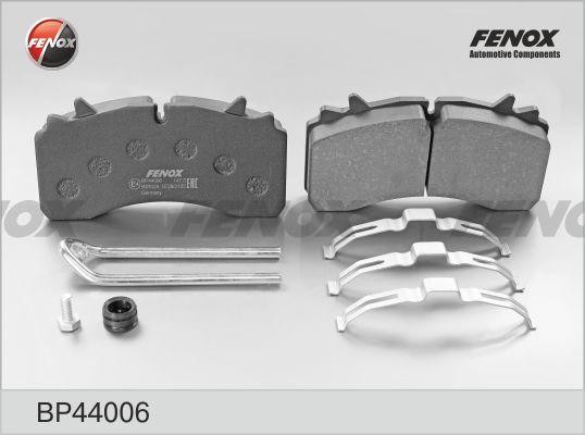 КОЛОДКИ ТОРМОЗНЫЕ ДИСКОВЫЕ ЗАДНЕЙ ОСИ ПРИЦЕПА BP44006 FENOX