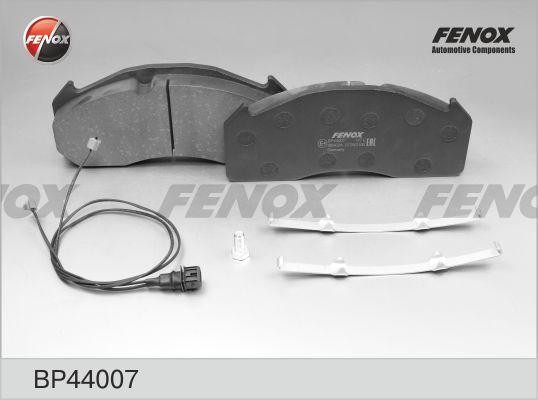 КОЛОДКИ ТОРМОЗНЫЕ ДИСКОВЫЕ ПЕРЕДНЕЙ ЗАДНЕЙ ОСИ MERITOR BP44007 FENOX