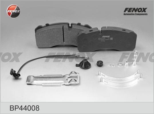 КОЛОДКИ ТОРМОЗНЫЕ ДИСКОВЫЕ ПЕРЕДНЯЯ ЗАДНЯЯ ОСЬ KNORR BP44008 FENOX