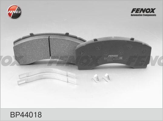 КОЛОДКИ ТОРМОЗНЫЕ ДИСКОВЫЕ ПЕРЕДНЕЙ ОСИ KNORR BP44018 FENOX