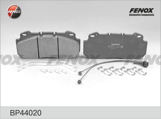 КОЛОДКИ ТОРМОЗНЫЕ ДИСКОВЫЕ ПЕРЕДНЕЙ ЗАДНЕЙ ОСИ MERITOR  BP44020 FENOX