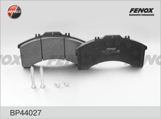 КОЛОДКИ ТОРМОЗНЫЕ ДИСКОВЫЕ ПЕРЕДНЕЙ ОСИ BENDIX BP44027 FENOX