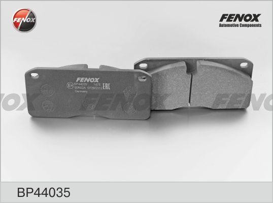 КОЛОДКИ ТОРМОЗНЫЕ ДИСКОВЫЕ ПЕРЕДНЕЙ ЗАДНЕЙ ОСИ MERITOR BP44035 FENOX