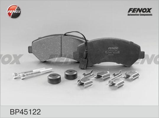 КОЛОДКИ ТОРМОЗНЫЕ ДИСКОВЫЕ ПЕРЕДНИЕ BP45122 FENOX