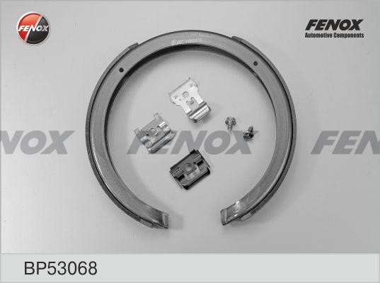 КОЛОДКИ ТОРМОЗНЫЕ БАРАБАННЫЕ СТОЯНОЧНОГО ТОРМОЗА BP53068 FENOX