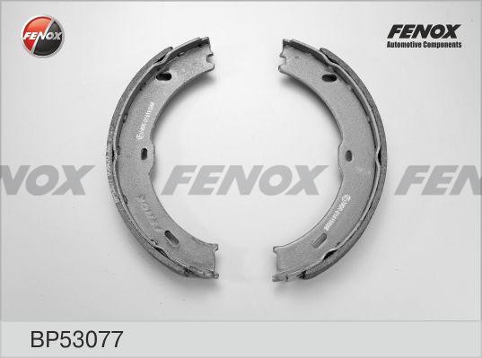 КОЛОДКИ ТОРМОЗНЫЕ БАРАБАННЫЕ СТОЯНОЧНОГО ТОРМОЗА BP53077 FENOX