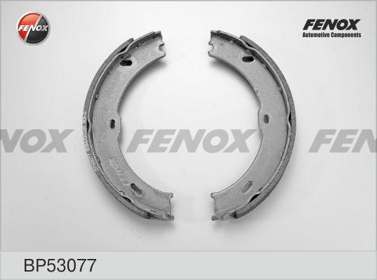 КОЛОДКИ ТОРМОЗНЫЕ БАРАБАННЫЕ СТОЯНОЧНОГО ТОРМОЗА BP53077 FENOX