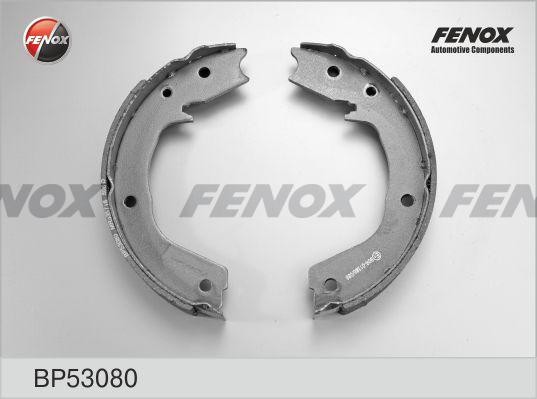 КОЛОДКИ ТОРМОЗНЫЕ БАРАБАННЫЕ СТОЯНОЧНОГО ТОРМОЗА BP53080 FENOX