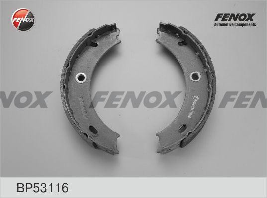 КОЛОДКИ ТОРМОЗНЫЕ БАРАБАННЫЕ СТОЯНОЧНОГО ТОРМОЗА BP53116 FENOX