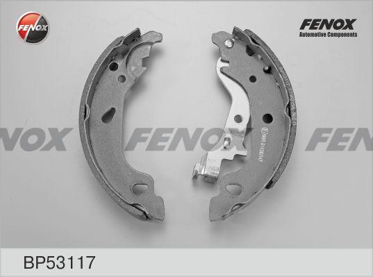 КОЛОДКИ ТОРМОЗНЫЕ БАРАБАННЫЕ BP53117 FENOX