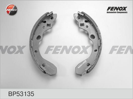 КОЛОДКИ ТОРМОЗНЫЕ БАРАБАННЫЕ BP53135 FENOX