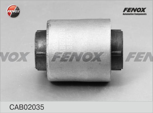 САЙЛЕНТБЛОК ЗАДНЕГО ПОПЕРЕЧНОГО РЫЧАГА ВНУТРЕННИЙ/НАРУЖНЫЙ CAB02035 FENOX