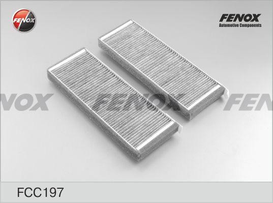 САЛОННЫЙ ФИЛЬТР УГОЛЬНЫЙ КОМПЛЕКТ 2шт FCC197 FENOX