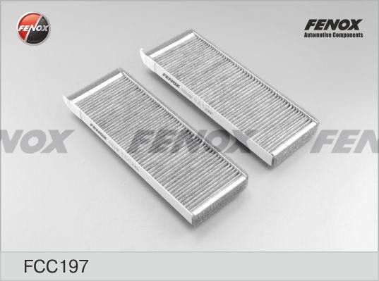 САЛОННЫЙ ФИЛЬТР УГОЛЬНЫЙ КОМПЛЕКТ 2шт FCC197 FENOX