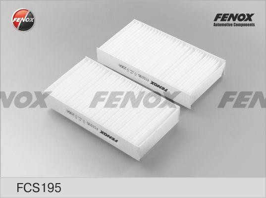 САЛОННЫЙ ФИЛЬТР КОМПЛЕКТ 2шт FCS195 FENOX