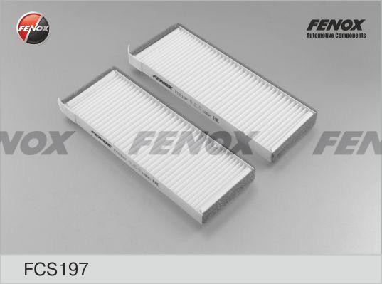 САЛОННЫЙ ФИЛЬТР КОМПЛЕКТ 2шт FCS197 FENOX