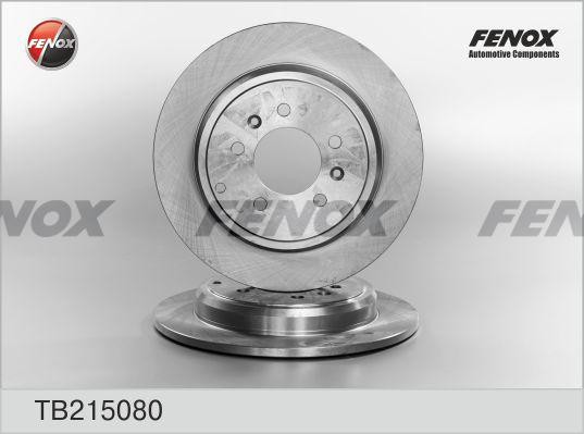 ДИСК ТОРМОЗНОЙ ЗАДНИЙ TB215080 FENOX