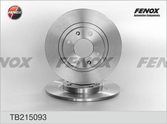ДИСК ТОРМОЗНОЙ ПЕРЕДНИЙ TB215093 FENOX