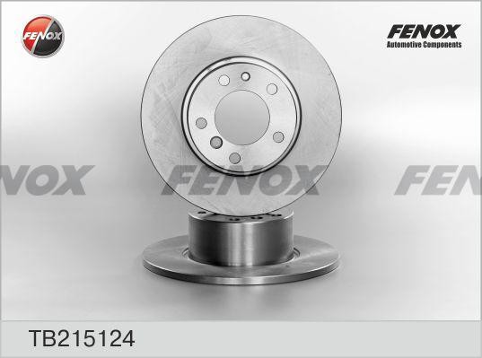 ДИСК ТОРМОЗНОЙ ПЕРЕДНИЙ TB215124 FENOX