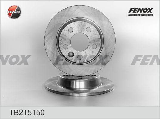 ДИСК ТОРМОЗНОЙ ЗАДНИЙ TB215150 FENOX