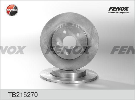ДИСК ТОРМОЗНОЙ ЗАДНИЙ TB215270 FENOX