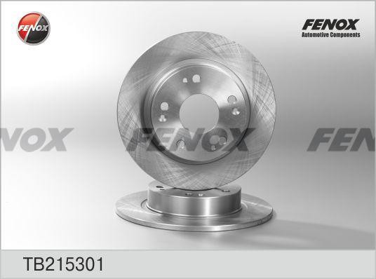 ДИСК ТОРМОЗНОЙ ЗАДНИЙ TB215301 FENOX