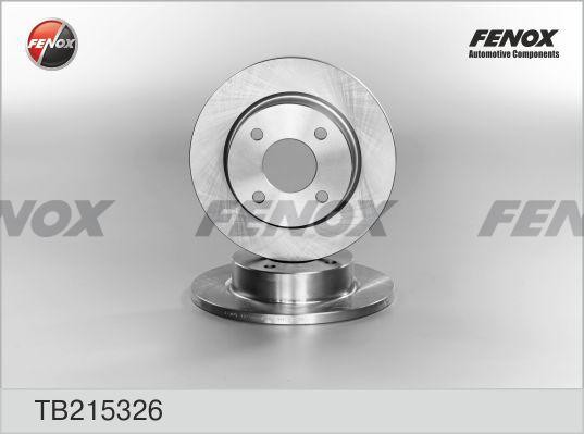 ДИСК ТОРМОЗНОЙ ПЕРЕДНИЙ TB215326 FENOX