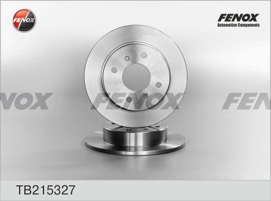 ДИСК ТОРМОЗНОЙ ЗАДНИЙ TB215327 FENOX