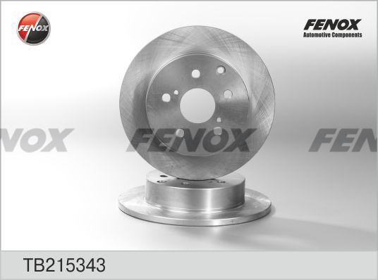 ДИСК ТОРМОЗНОЙ ЗАДНИЙ TB215343 FENOX
