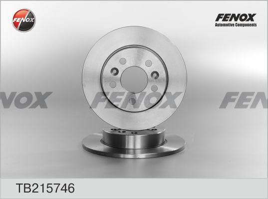 ДИСК ТОРМОЗНОЙ ЗАДНИЙ TB215746 FENOX