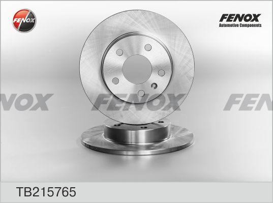 ДИСК ТОРМОЗНОЙ ЗАДНИЙ TB215765 FENOX
