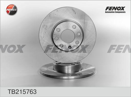 ДИСК ТОРМОЗНОЙ ПЕРЕДНИЙ TB215763 FENOX