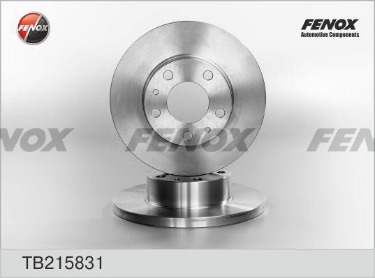ДИСК ТОРМОЗНОЙ ПЕРЕДНИЙ TB215831 FENOX