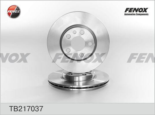 ДИСК ТОРМОЗНОЙ ПЕРЕДНИЙ TB217037 FENOX