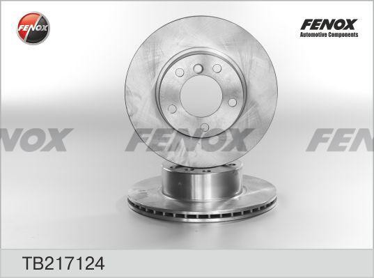 ДИСК ТОРМОЗНОЙ ПЕРЕДНИЙ TB217124 FENOX