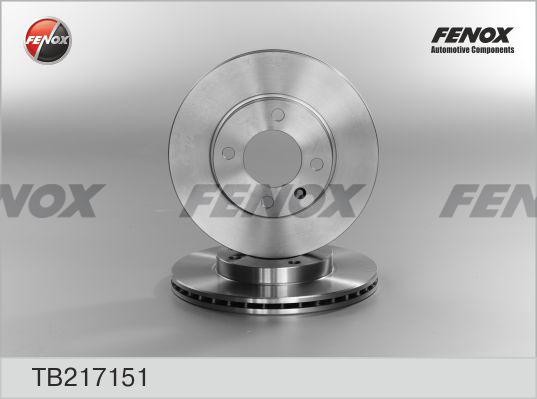 ДИСК ТОРМОЗНОЙ ПЕРЕДНИЙ TB217151 FENOX
