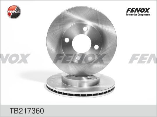ДИСК ТОРМОЗНОЙ ПЕРЕДНИЙ TB217360 FENOX