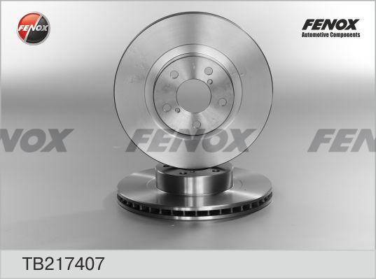 ДИСК ТОРМОЗНОЙ ПЕРЕДНИЙ TB217407 FENOX