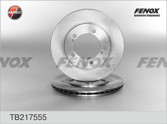 ДИСК ТОРМОЗНОЙ ПЕРЕДНИЙ TB217555 FENOX