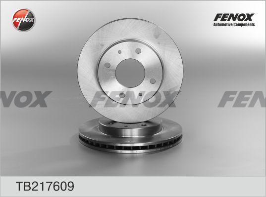ДИСК ТОРМОЗНОЙ ПЕРЕДНИЙ TB217609 FENOX