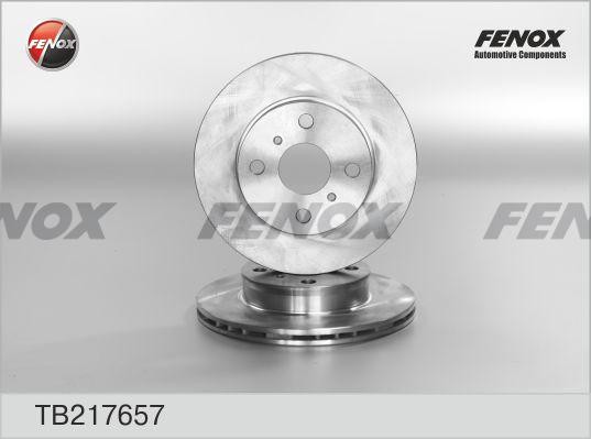 ДИСК ТОРМОЗНОЙ ПЕРЕДНИЙ TB217657 FENOX