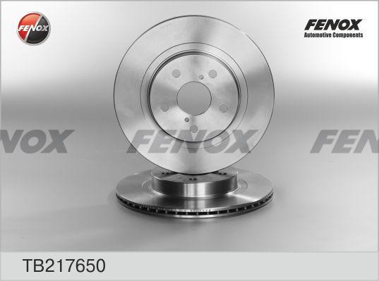 ДИСК ТОРМОЗНОЙ ПЕРЕДНИЙ TB217650 FENOX