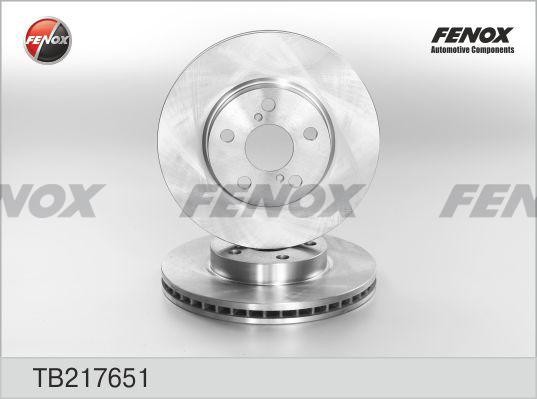 ДИСК ТОРМОЗНОЙ ПЕРЕДНИЙ TB217651 FENOX