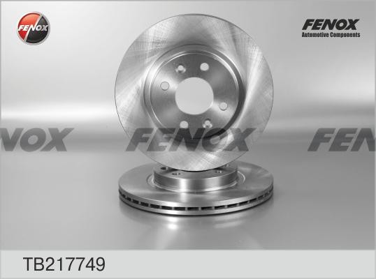 ДИСК ТОРМОЗНОЙ ПЕРЕДНИЙ TB217749 FENOX