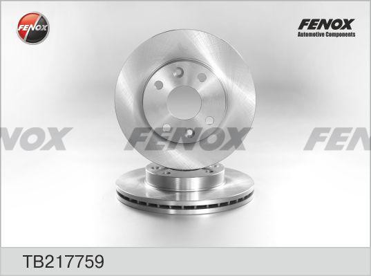 ДИСК ТОРМОЗНОЙ ПЕРЕДНИЙ TB217759 FENOX