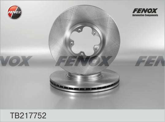 ДИСК ТОРМОЗНОЙ ПЕРЕДНИЙ TB217752 FENOX
