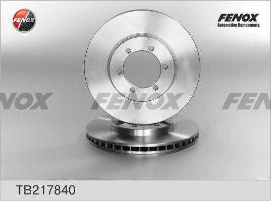 ДИСК ТОРМОЗНОЙ ПЕРЕДНИЙ TB217840 FENOX