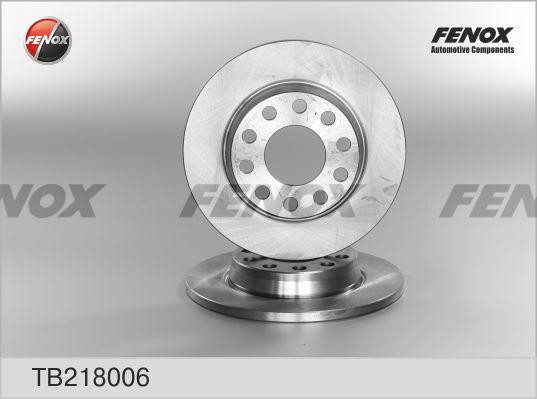 ДИСК ТОРМОЗНОЙ ЗАДНИЙ TB218006 FENOX