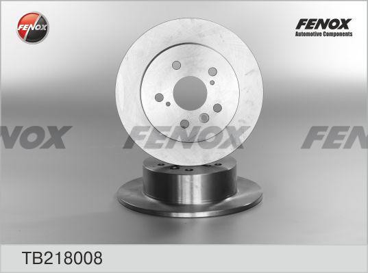 ДИСК ТОРМОЗНОЙ ЗАДНИЙ TB218008 FENOX