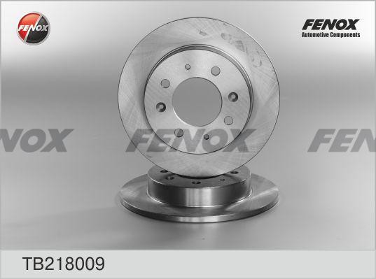 ДИСК ТОРМОЗНОЙ ЗАДНИЙ TB218009 FENOX